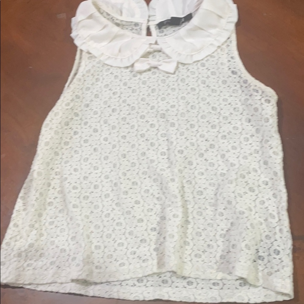 F21 White blouse